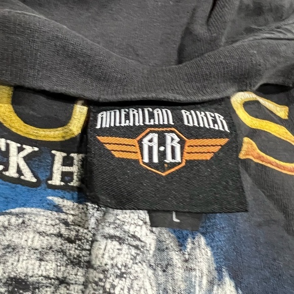 2006 Sturgis Bike Rally Motorcycle American Bike Crewneck Tee Tshirt - Picture 10 of 10